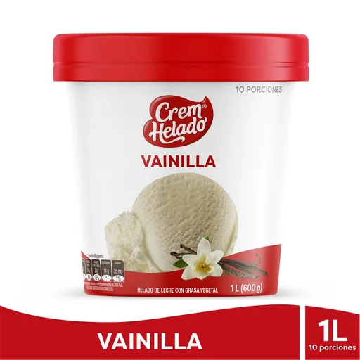 Crem Helado Helado Sabor a Vainilla