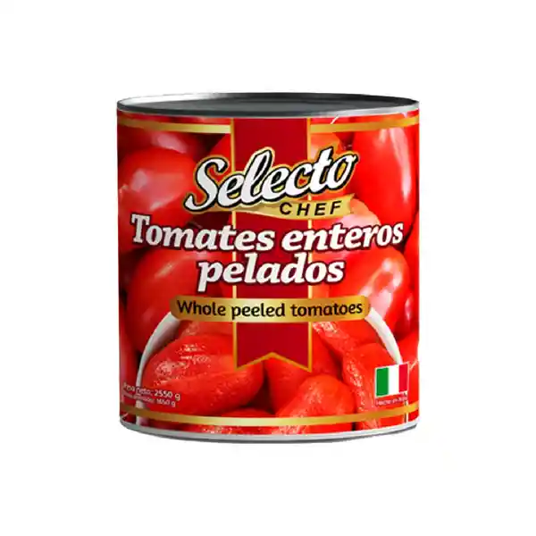 Selecto Chef Tomate Entero Pelados