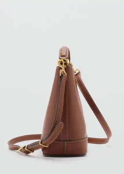 Bolso P Mike Cuero Talla 99 Mujer Mango