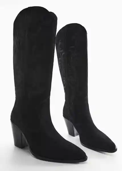 Botas Ute Negro Talla 39 Mujer Mango