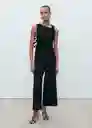 Enterizo Mono Twist2 Negro Talla S Mujer Mango