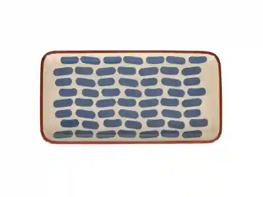 Plato Para Cóctel Rectangular Con Diseño Casaideas
