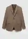 Blazer Milan Beige Talla 50 Hombre Mango