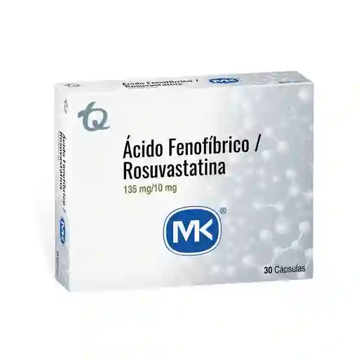 MK Ácido Fenofíbrico / Rosuvastatina (135 mg/10 mg)
