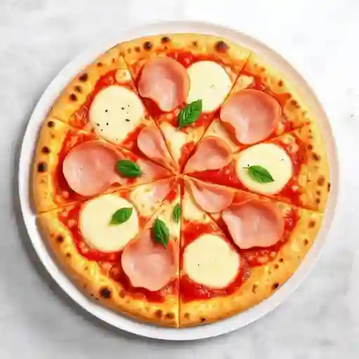 Pizza Mediana Jamón y Queso