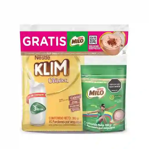 Klim Leche en Polvo + Milo