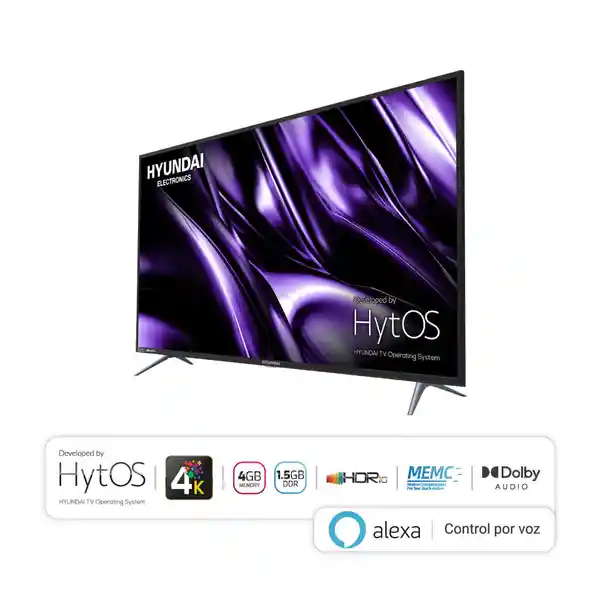 Hyundai Televisor 58 Led UHD 4K HYLED5810H4KM