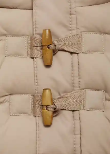 Abrigo Anorak Aldoal Vainilla Talla 66 Niños Mango