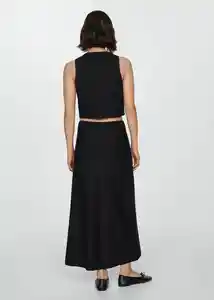 Falda Lago Negro Talla XS Mujer Mango