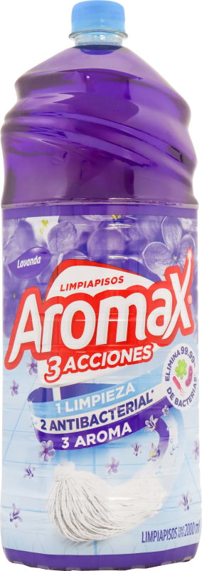 Aromax Limpiador de Pisos Antibacterial Aroma Lavanda 2000 ml