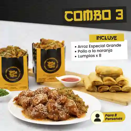 Combo Familiar 3 (7 a 8 Personas)