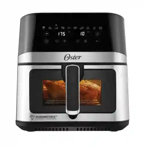 Freidora 7.5 Digital Oster Digital Negro Con Plateado 2204933