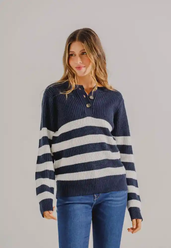 Buso Tejido Cerrado S-azul Oscu