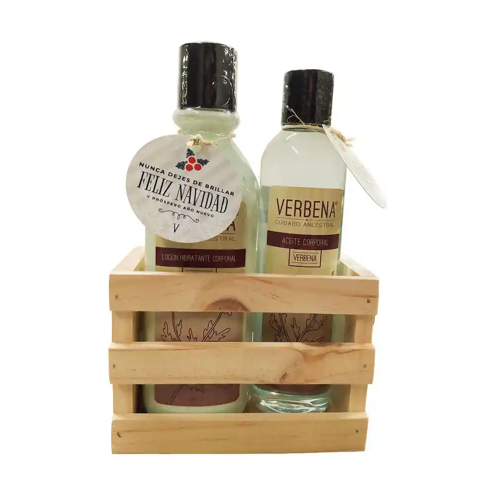  Feliz Navidad Kit 4 Locion + Aceite VERBENA 