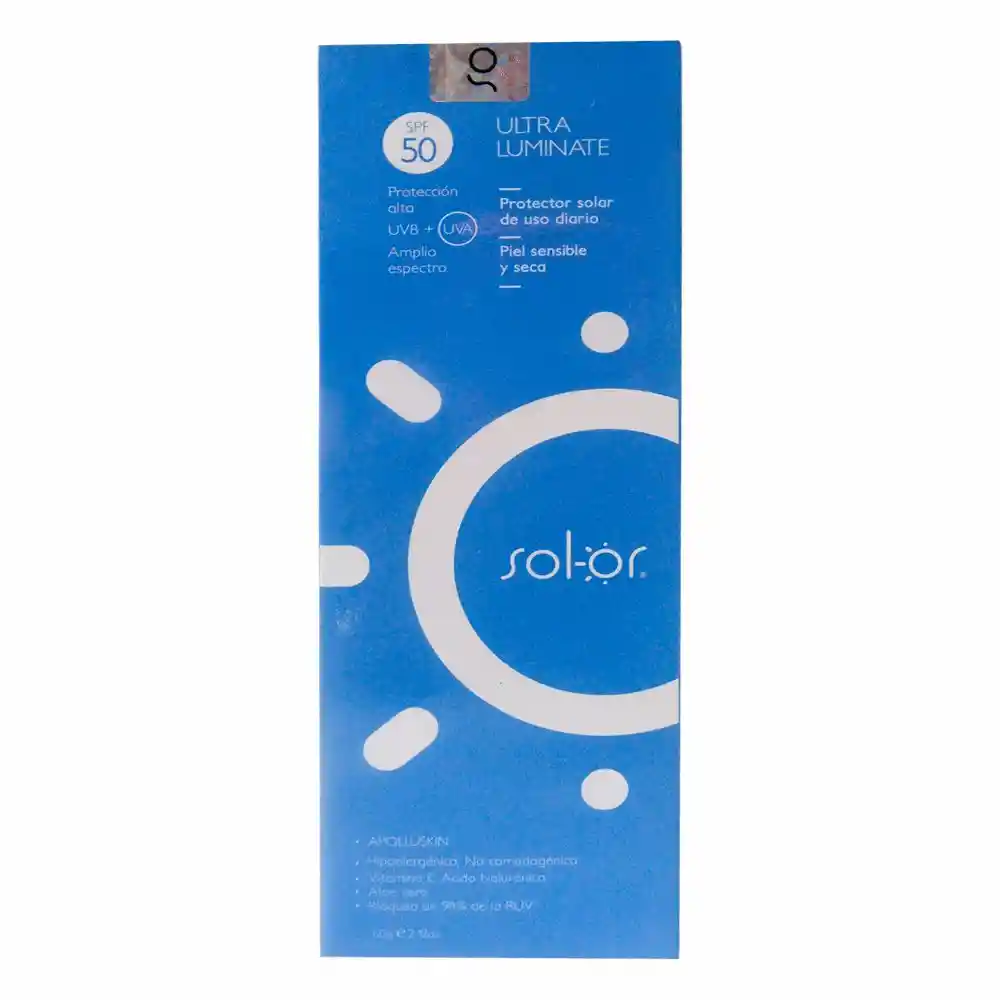 Sol-Or Protector Solar Ultra Luminate Spf 50
