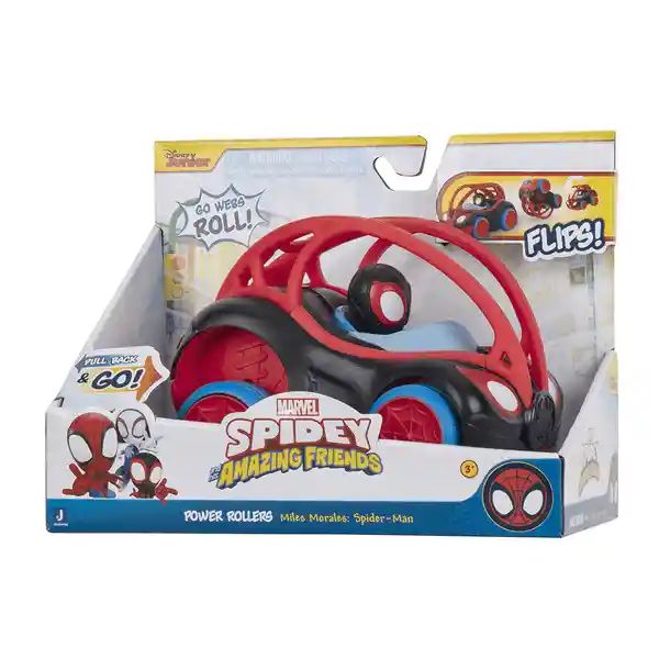 Boing Toys Juguete Spidey Vehículo Power Roller Pull