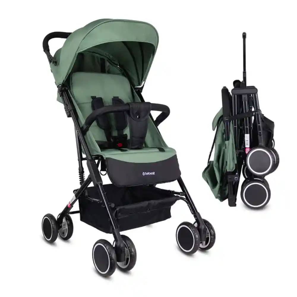Coche Bebé Compacto Bit Verde Bebesit