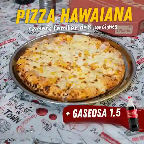 Combo Pizza Familiar Hawaiana +Gaseosa