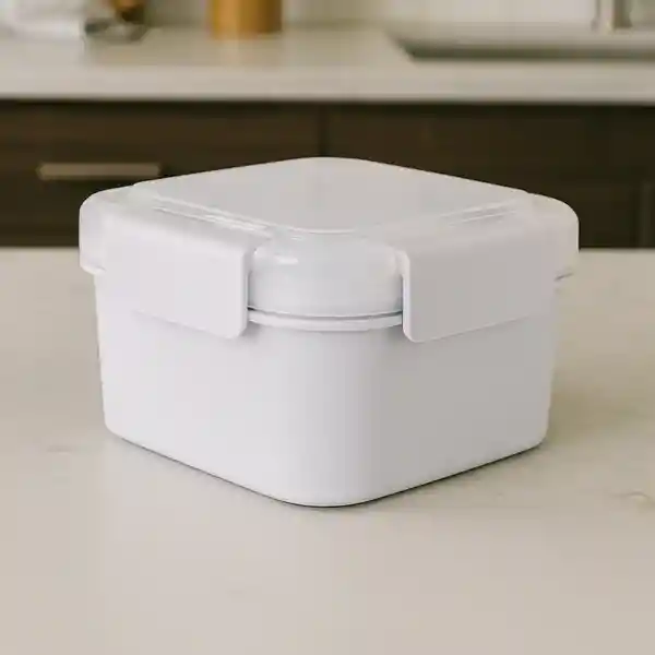 Contenedor Almuerzo 2 Compartimentos Gris 1100 mL Serie Miniso