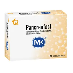 Pancreafast Pancreatina/simeticona/levosulpirida 150/80/25 Mg