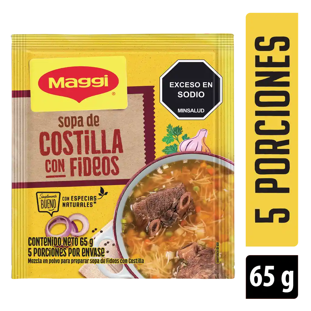 Sopa MAGGI Costilla con Fideos x 65g