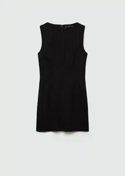 Vestido Dipla Negro Talla XS Mujer Mango