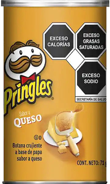 Pringles Papas Fritas Sabor a Queso Cheddar