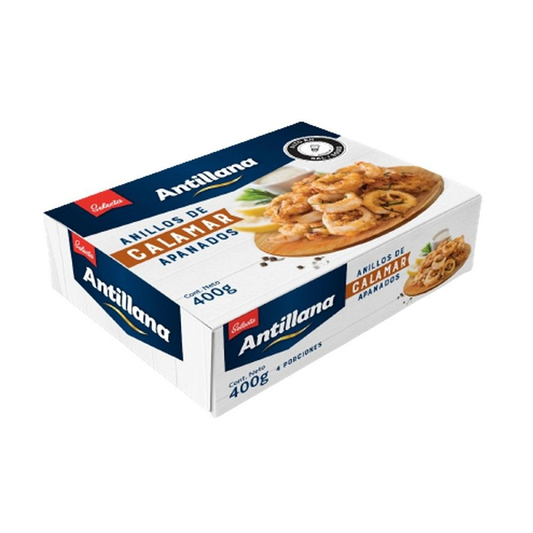 Antillana Anillo Calamar Apanada 400 g