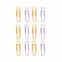 Set de Clips Naranja y Morado 28 mm Miniso