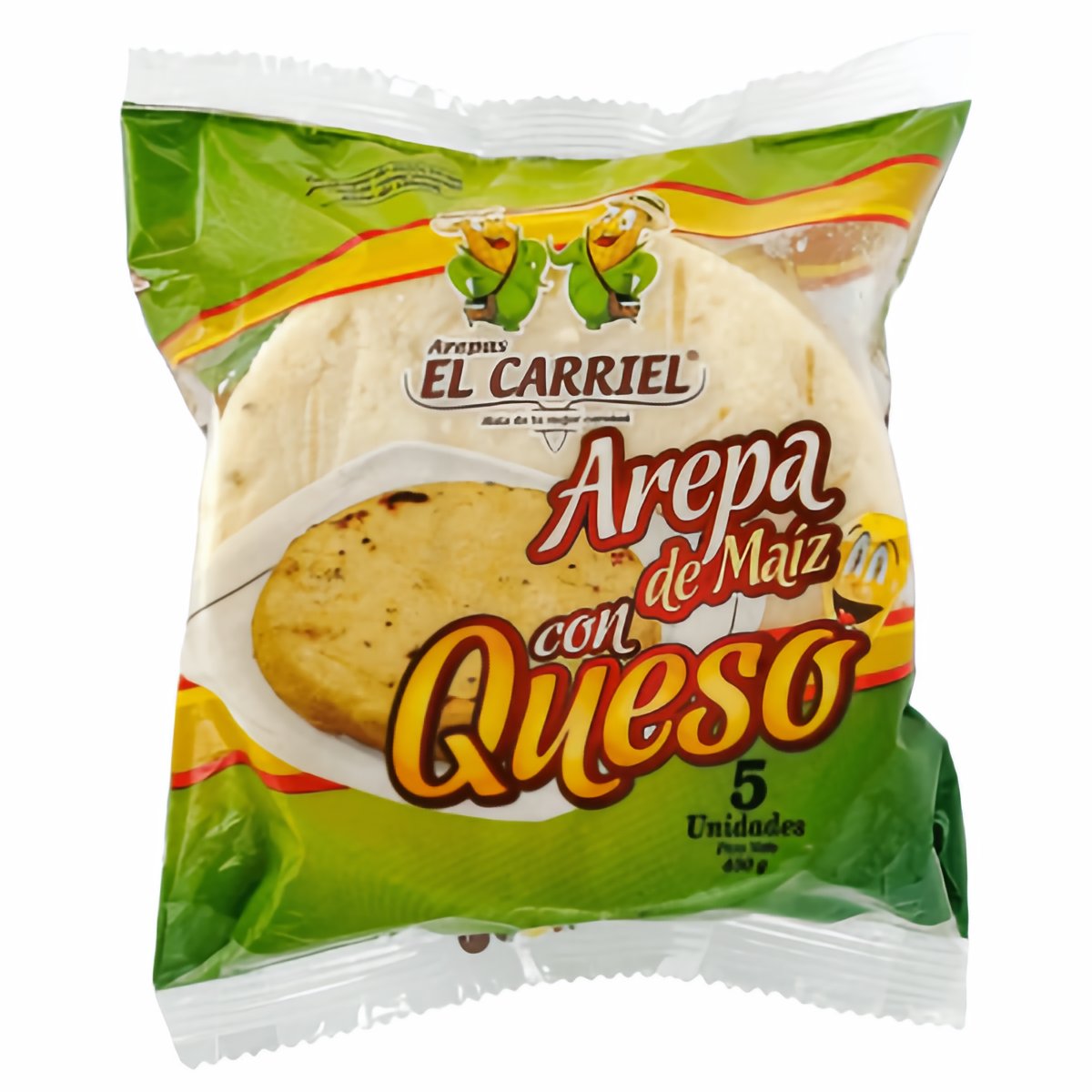 El Carriel Arepa de Maíz con Queso 400 g