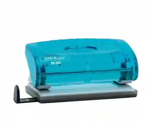 Offi-Esco Perforadora Pequeña Translucida OE-2 Huecos 342