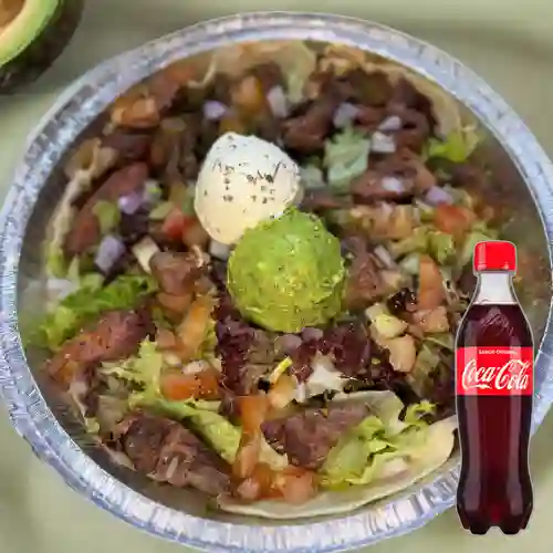 Combo Ensalada + Coca-Cola Sabor Original 400 ml