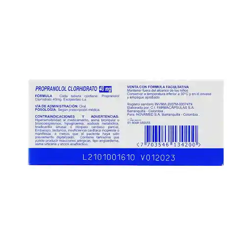 Novamed Tableta (40 mg)