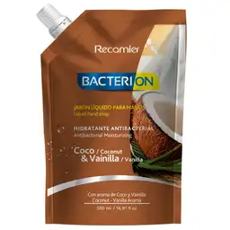 Bacterion Jabón Líquido para Manos Coco & Vainilla en Bolsa