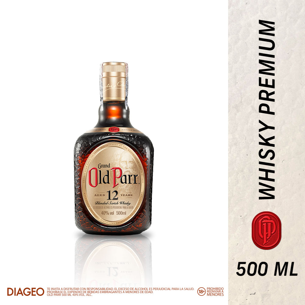 Old Parr 12 Años whisky escocés 500 ml