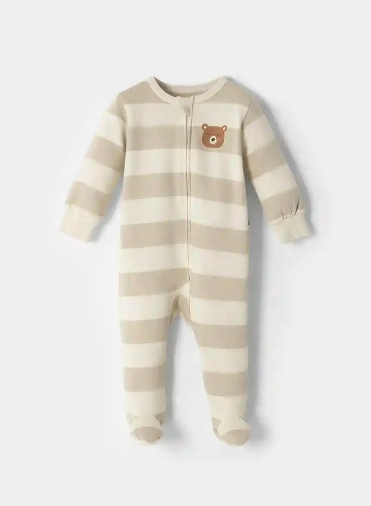 Pijama Pijama 3/6 Meses-rayas