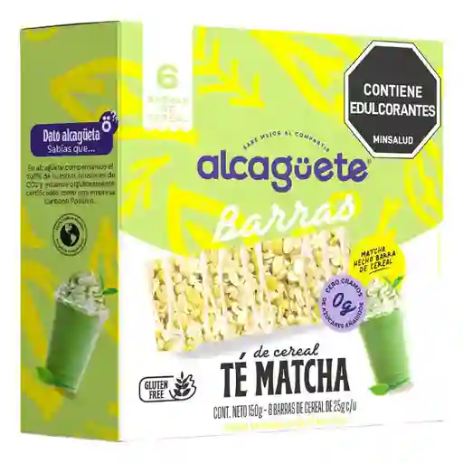Barra Alcaguete Cereal Té Matcha (150 Gr)