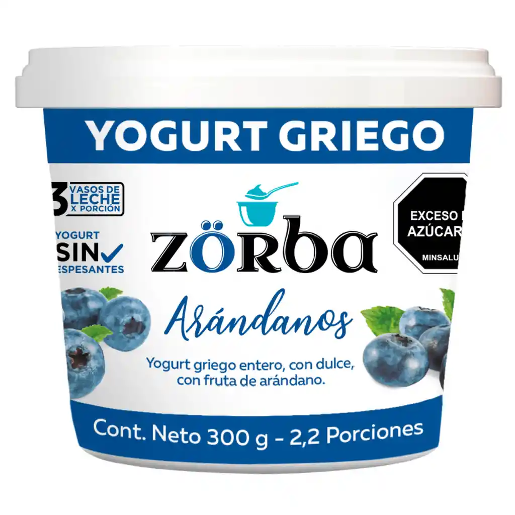 Zörba Yogurt Griego Arándanos 300 g