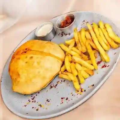 Hamburguesa Estofada Pollo
