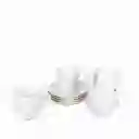 Pocillo Y Plato Dalia 220ml Setx4