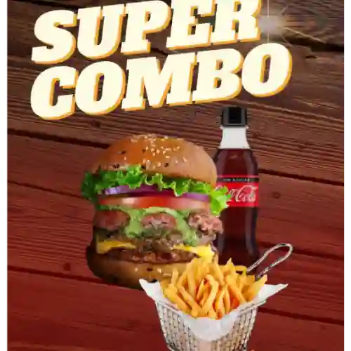 Chimi Chori + Papas + Coca Cola