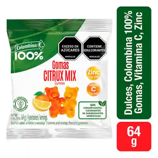 Colombina Goma con Vitamina C + Zinc