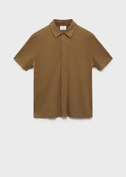 Polo Ricard Khaki Talla L Hombre Mango