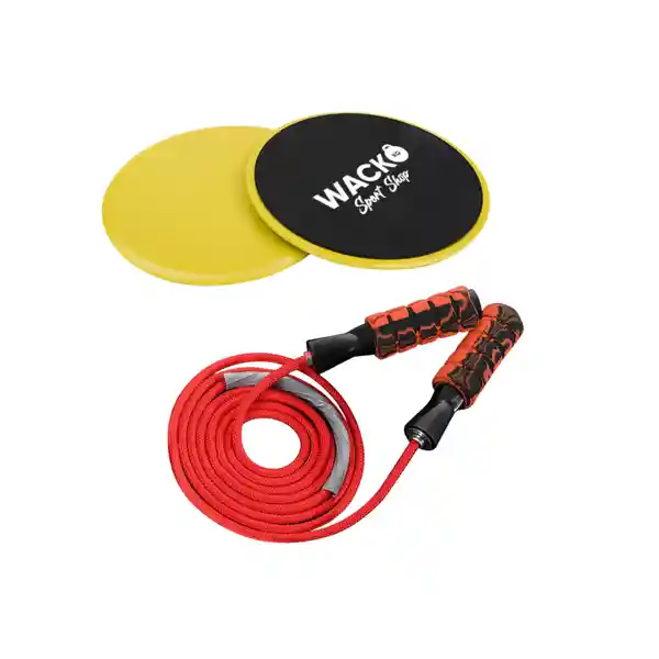 Wacko Sport Shop Kit Lazo + Disco Deslizante Amarillo