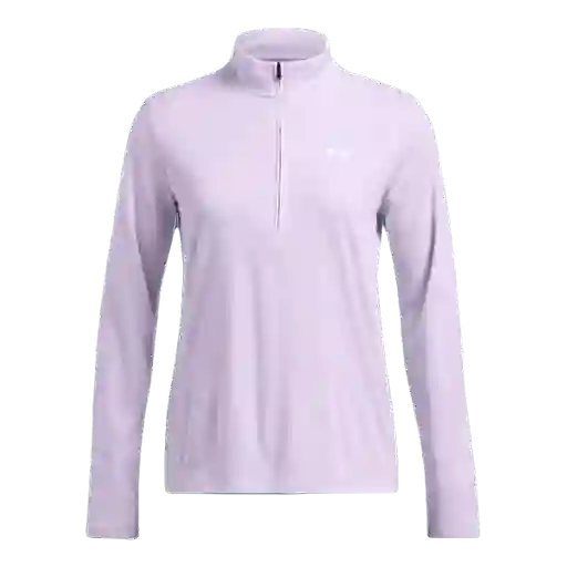 Under Armour Camiseta Tech Textured 1/2 Zip Morado 1383650-535