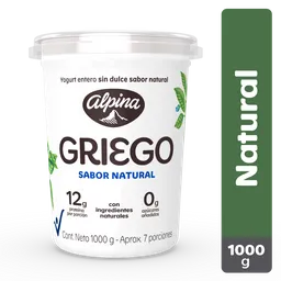 Alpina Yogurt Griego Sabor Natural