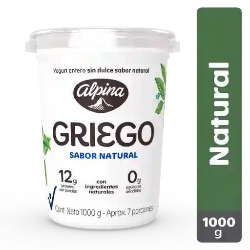 Alpina Yogurt Griego Sabor Natural