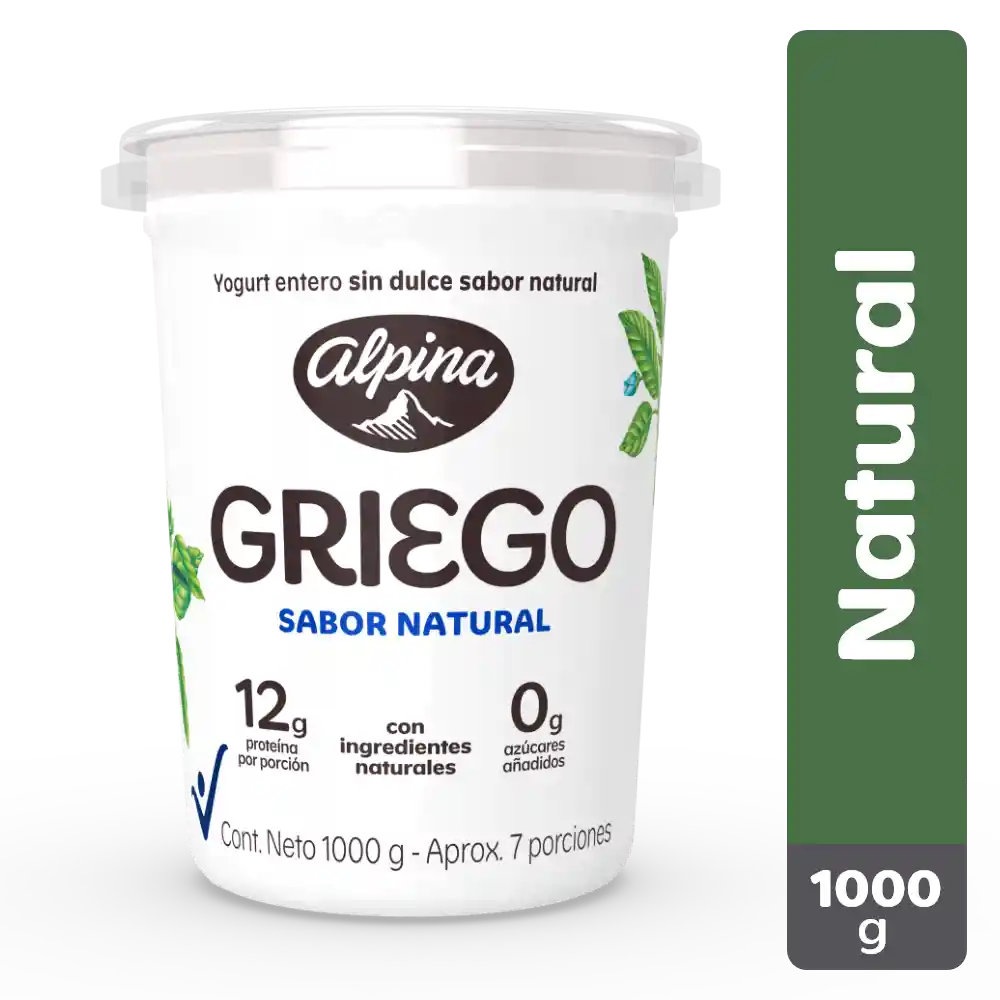 Alpina Yogurt Griego Sabor Natural