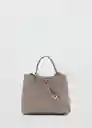 Bolso G Pedra Taupe Talla 99 Mujer Mango