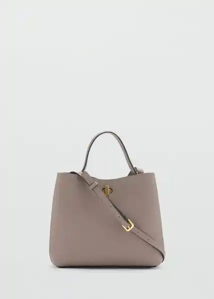 Bolso G Pedra Taupe Talla 99 Mujer Mango